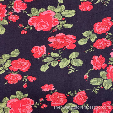 Ndonesia Breathable Custom Printed 100 Rayon Fabric